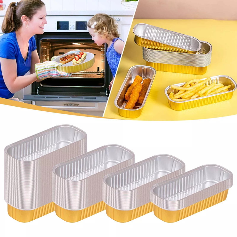 Tin Container Lid - กล่องดีบุกอลูมิเนียมฟอยล์แบบใช้แล้วทิ้ง10ชิ้นภาชนะถาดใส่อาหารพร้อมฝาปิดใสเหมาะสำหรับบรรจุอาหารกล่องฟอยล์ดีบุกสำหรับทำอาหารในครัว