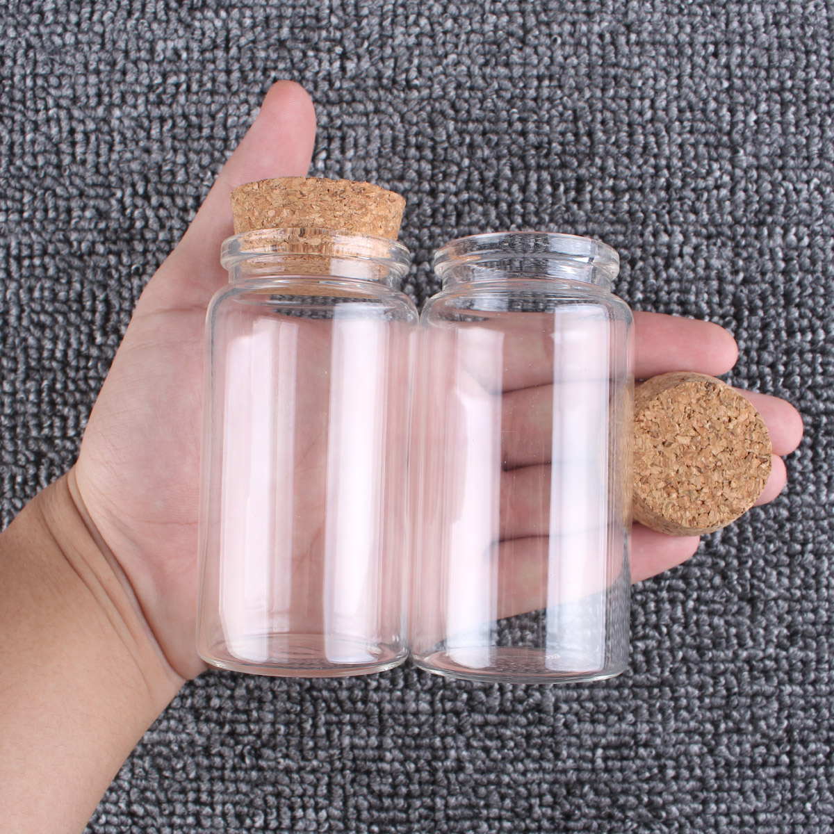 2 ชิ้น/ล็อต 50ml 60ml 80ml 100 - Candle Making Jars With Lids บทวิจารณ์และราคา