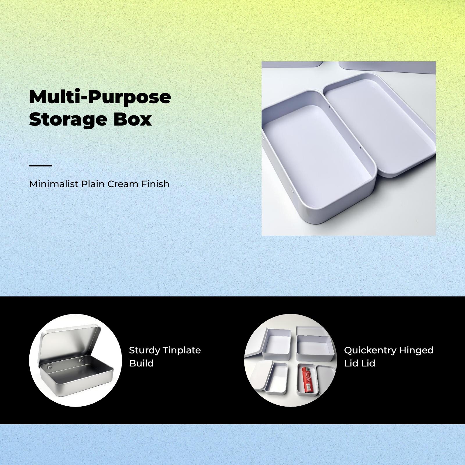 กล่องเก็บของโลหะทรงกระบอกพร้อม - Tin Container Lid บทวิจารณ์และราคา