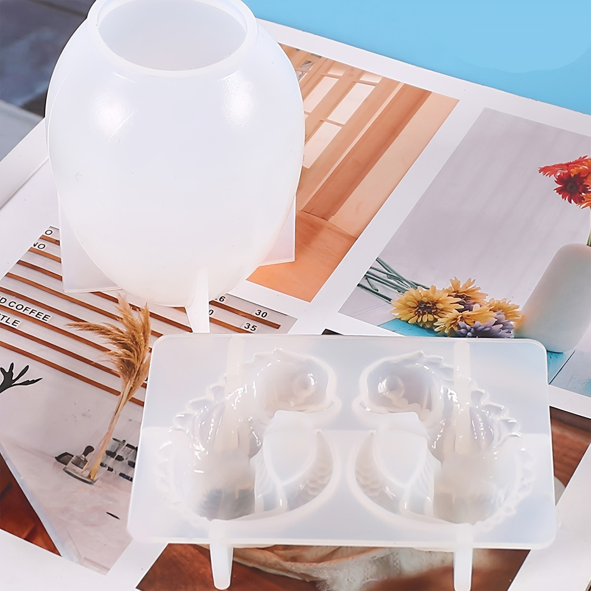 แม่พิมพ์ไข่มังกรซิลิโคน ชุด 2  - Candle Making Kits บทวิจารณ์และราคา
