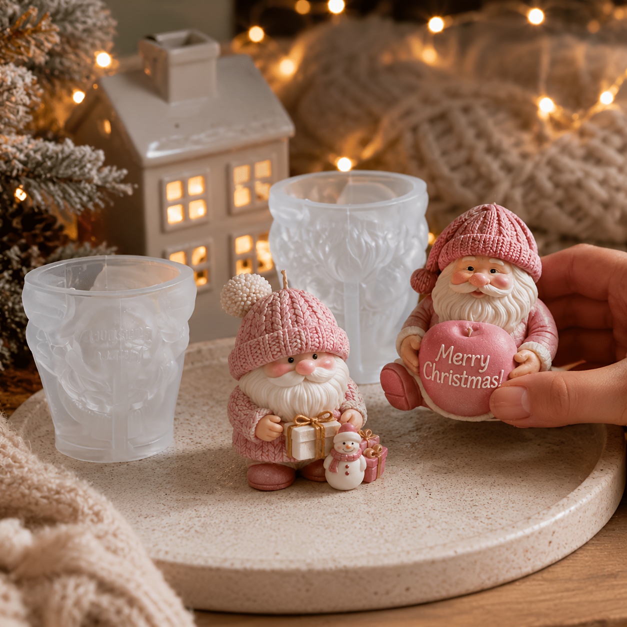 แม่พิมพ์ซิลิโคนรูปโนมคริสต์มาส - Candle Making Kits บทวิจารณ์และราคา