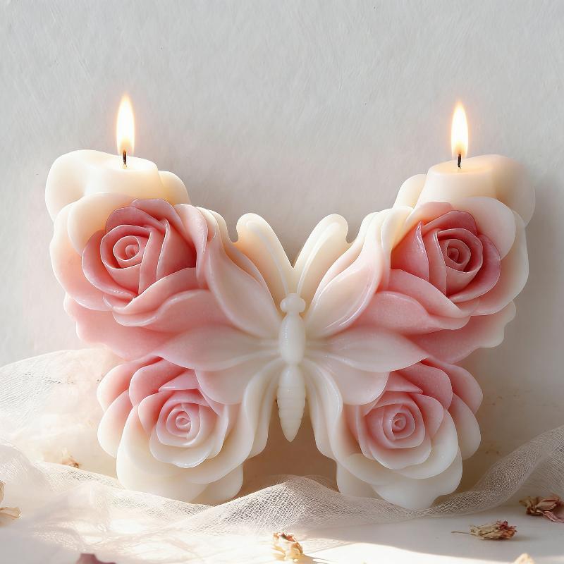 แม่พิมพ์ซิลิโคนรูปผีเสื้อกุหลา - Candle Making Tutorial บทวิจารณ์และราคา
