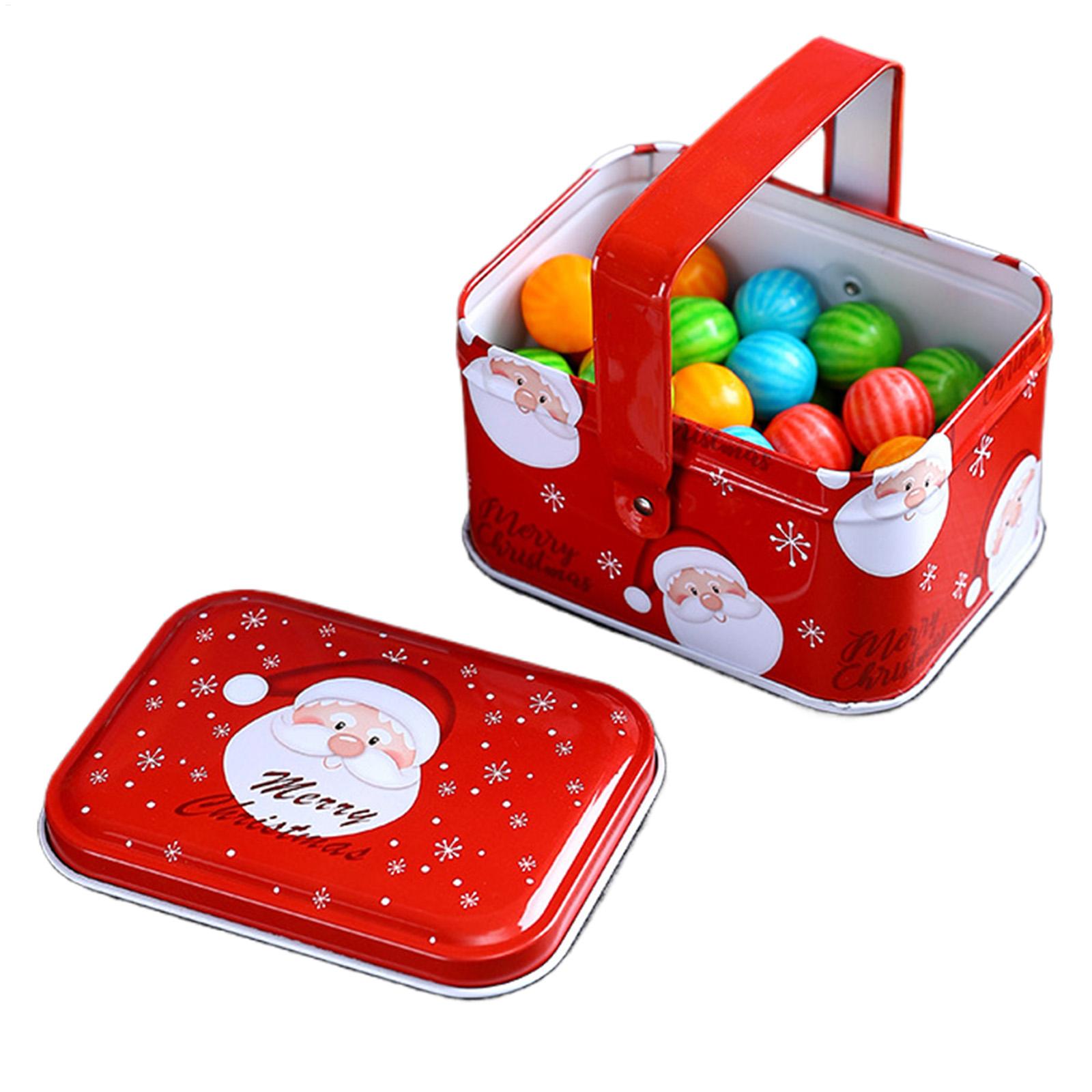 กล่องเก็บคุกกี้คริสต์มาส กล่อง - Tin Container Lid บทวิจารณ์และราคา